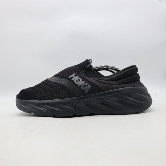 Hoka One One Ora Recovery 2 Men's US Size 12 Black Comfort Slip On Sneakers - Picture 4 of 9